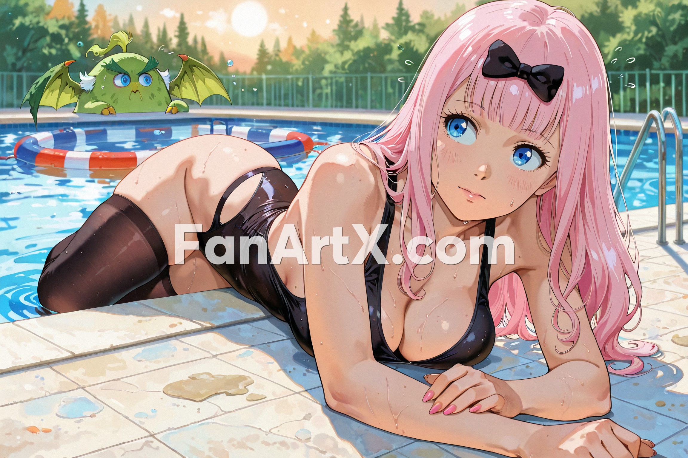 Chika Fujiwara fanart - kaguya sama love is war character 1112441